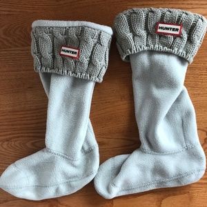 Original 6 Stitch Cable Knitted Cuff Tall BootSock